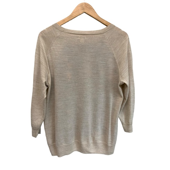 J. Crew Sheer Floral Blouse size Large - Picture 6 of 6